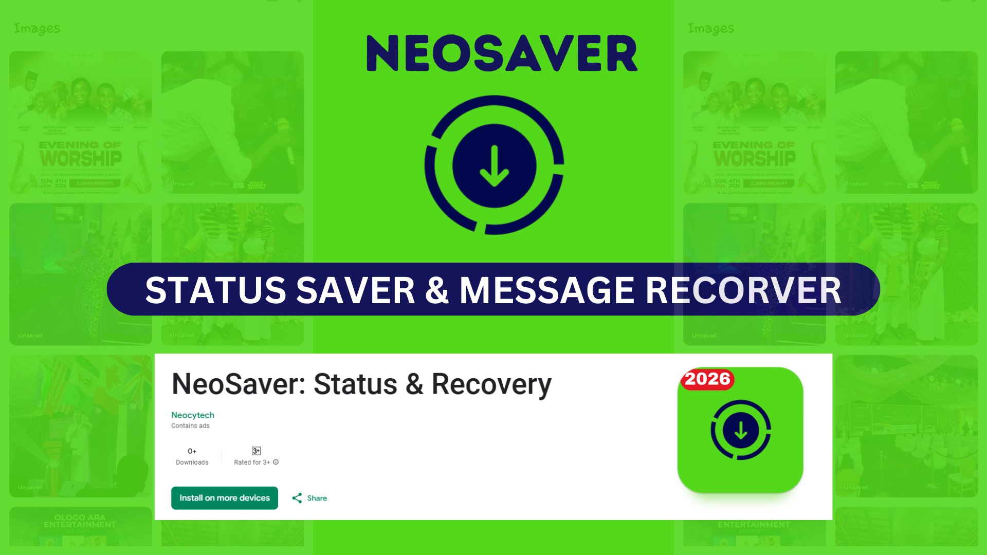 Recover Deleted WhatsApp Messages & Save Statuses Tools